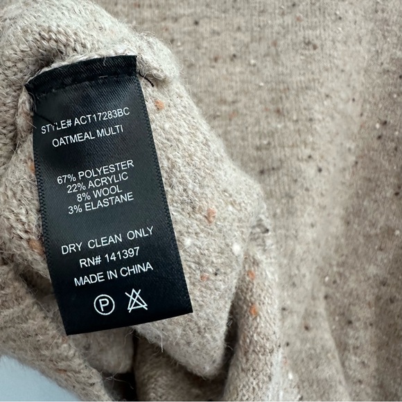 Astr speckled tan cropped sweater - Picture 4 of 4